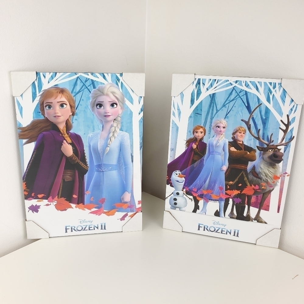FROZEN II wall art mounted on board 2 wall arts